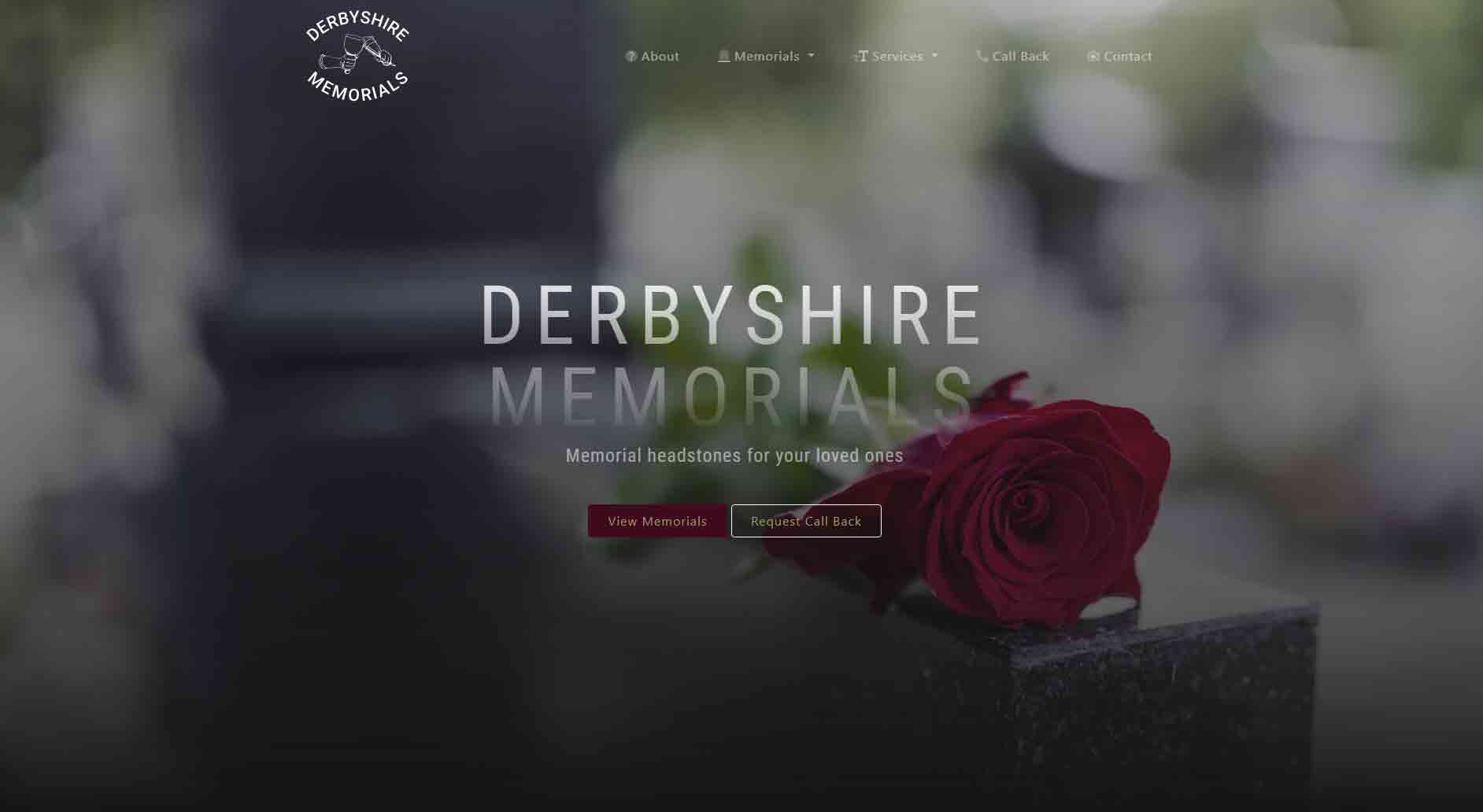 Derbyshire Memorials - by Cecil Web Designs